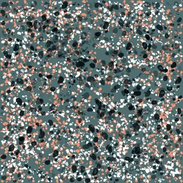 Green Seamless spotted pattern Stock Illustration