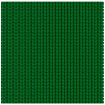 Green seamless texture of knitting woolen clothes Stock Illustration