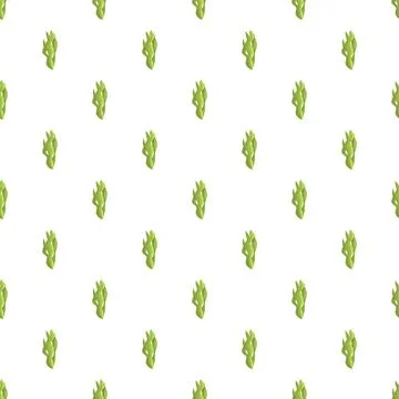 Green seaweed abstract seamless pattern repeating marine background 스톡 일러스트