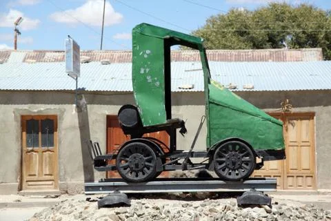 Green section car Stock Photos