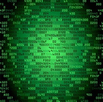 Green security background with HEX-code Stock Illustration