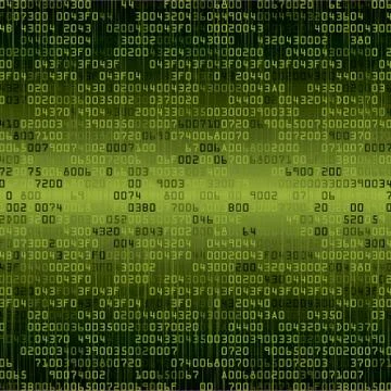 Green security background with HEX-code Stock Illustration