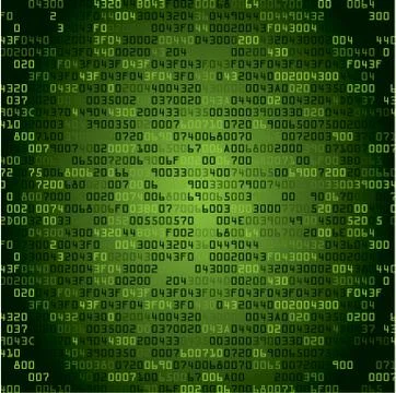 Green security background with HEX-code イラスト素材