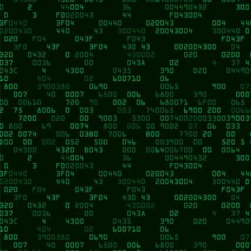 Green security background with HEX-code Stock Illustration