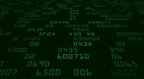 Green security background with HEX-code Stock Illustration