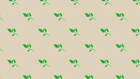 Green Seed Pattern Background with Gentle Swaying Agriculture Animation Loop Stockbeeldmateriaal 330275815