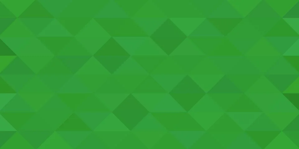 Green segmented background. Triangular pixelation. Color texture. Stock Illustration