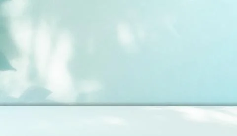 Green Shadow Backdrop Background Product 3d Bg Light Leaf Wall Illustrazione stock