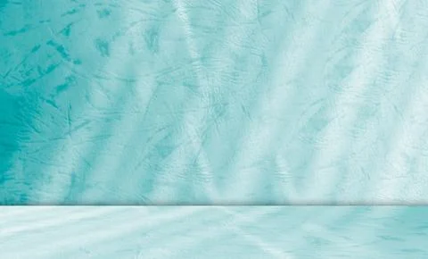 Green Shadow Backdrop Background Product 3d Bg Light Leaf Wall Podium Illustrazione stock