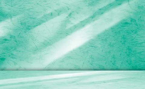 Green Shadow Backdrop Background Product 3d Bg Light Leaf Wall Podium 스톡 사진