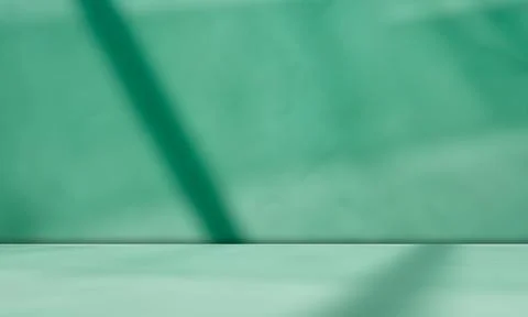 Green Shadow Background Studio Room Photo Empty Gradient Leaf Floor Wall Stock Photos