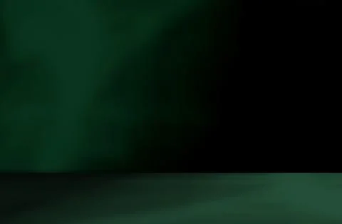 Green Shadow Floor Background Studio Room Photo Empty Gradient Leaf Floor 库存照片