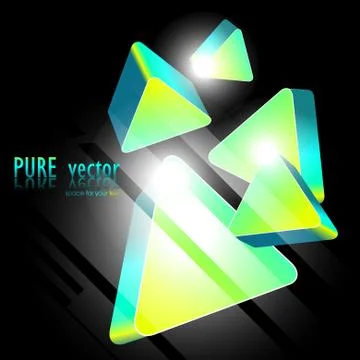 Green shape design Stock Illustration