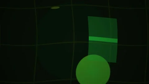 Green shapes on black background. Stock Footage 335368850