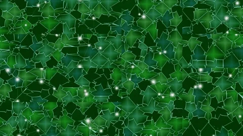 Green Shimmering Geometric Faceted Pattern Background Loop Motion Graphic Visual 動画素材 333183154