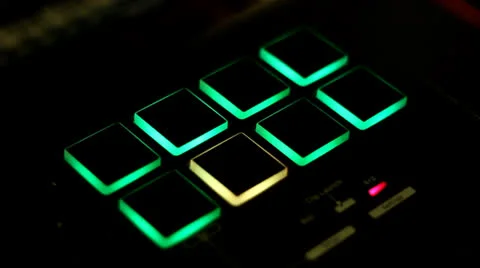 Green Shimmering Pads Stock-Footage 22633359