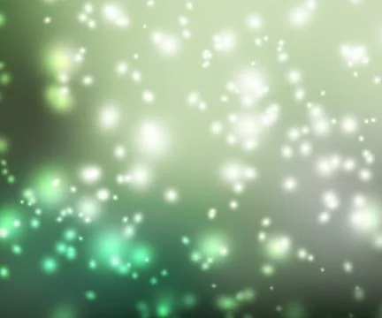 Green shine bokeh backdrop Stock Illustration