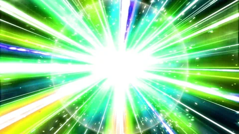 Green shine particle glow loop animation Video stock 146111800