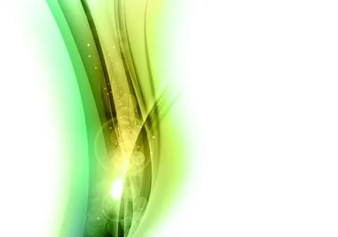 Green shining shapes Stock Illustration