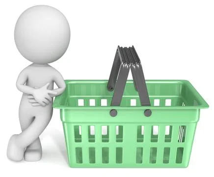 Green Shopping. Stock Illustration