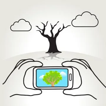 Green shot Stock Illustration