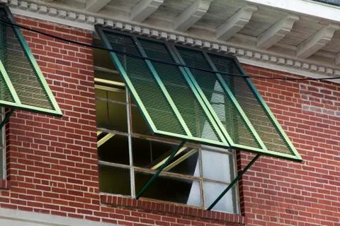 Green Shutters Foto stock
