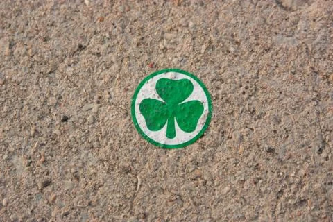 Green sign 写真素材