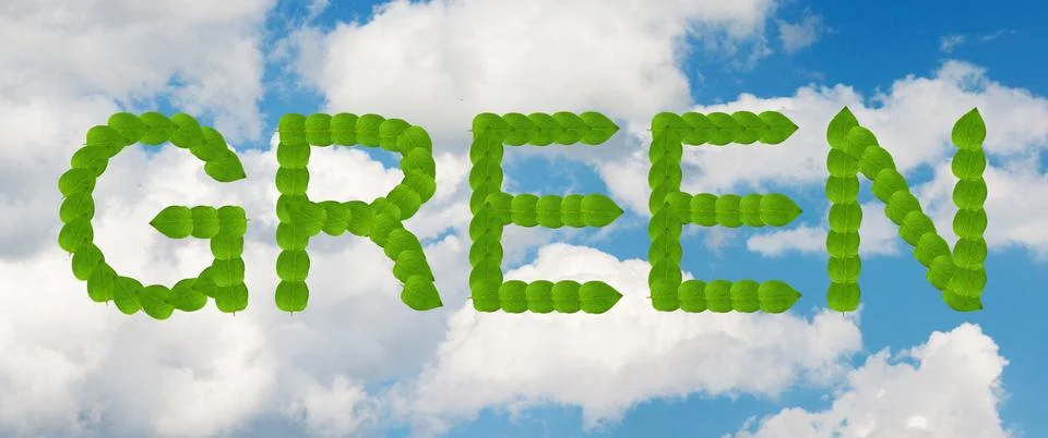 Green sky concept Stock Illustration