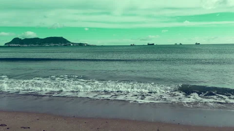 Green Sky Over Getares Stock Footage 327560926