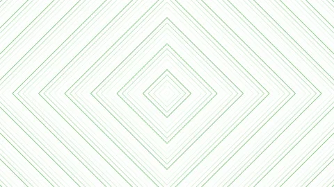 Green slim square simple flat geometric on white background loop. Quadratic.. Stock Footage 229353605