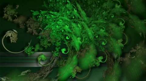 Green slow motion background d2810E Stock Footage 719520