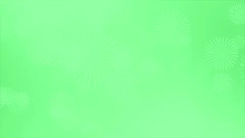 Green slowly falling white flower pattern elegant natural background Stock-Footage 307675277