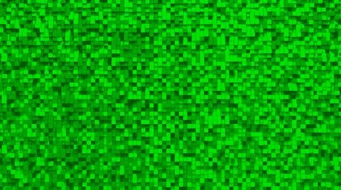 Green small box cube random geometric background. Abstract square pixel mosai イラスト素材