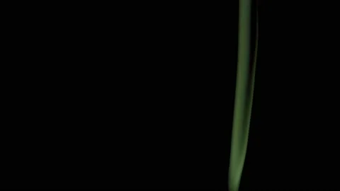 Green smoke on black background Stock Footage 172468924