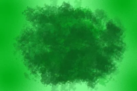 Green Smoke Cloud Abstract Texture Background with Organic Vapor Effect Ill.. Ilustración de archivo