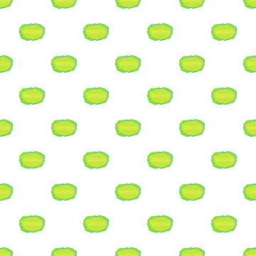 Green smoke cloud pattern, cartoon style 스톡 일러스트