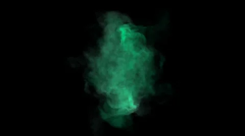 Green Smoke Stock Footage 1089850