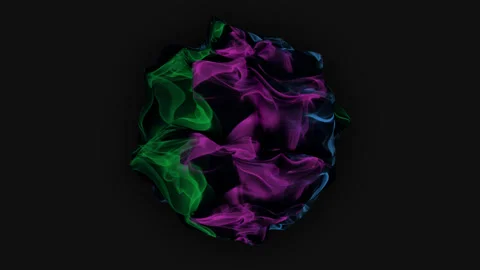 Green smoke motion graphic Stock Footage 240210212