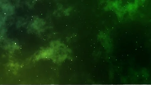 Green smoke with particles Stock Footage 112582752