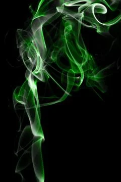 Green smoke Stock Photos