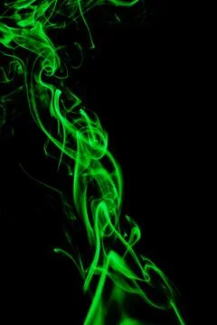 Green smoke Stock Photos