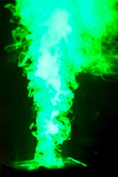 Green smoke Stock-Fotos