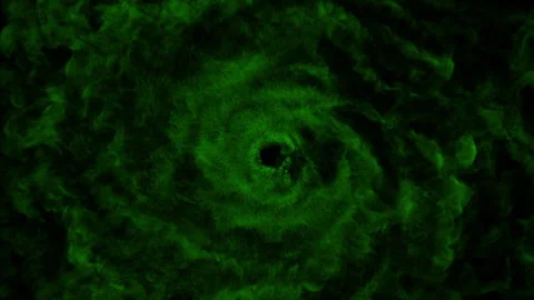 Green smoke shockwave effect animation Stock Footage 261798342