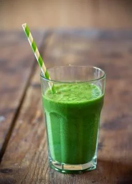 Green smoothie Stock Photos