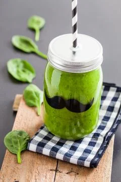 Green smoothie Stock Photos