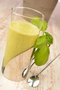 Green smoothie Stock Photos
