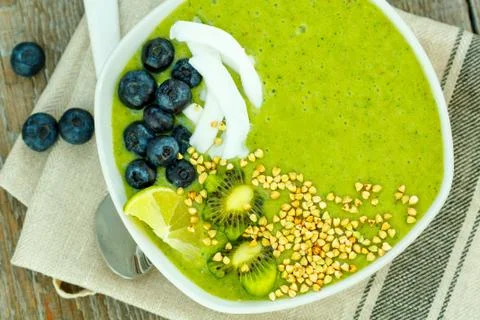 Green smoothie Stock Photos