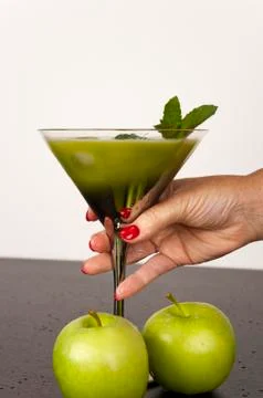 Green Smoothies Stock Photos