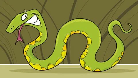 Green snake 스톡 일러스트