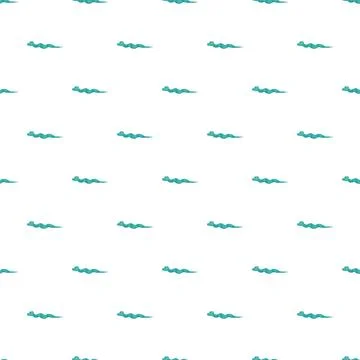 Green snake seamless pattern on white background イラスト素材